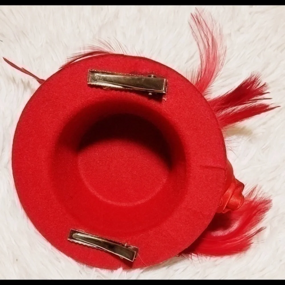 Vintage “Take Me To The Cotton Club” Mini Feathered Fedora